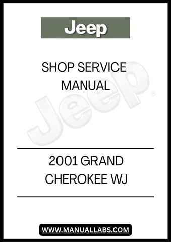 2001 JEEP GRAND CHEROKEE WJ SHOP SERVICE MANUAL - PDF