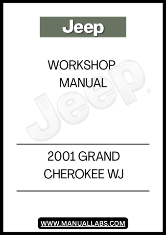 2001 JEEP GRAND CHEROKEE WJ WORKSHOP MANUAL - PDF