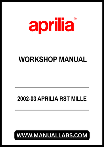 Unlock the full potential of your 2002-03 Aprilia RST Mille with our comprehensive workshop manual in PDF format. This essential guide is designed for both seasoned mechanics and enthusiastic DIYers, providing detailed instructions and insights to keep your motorcycle in peak condition.