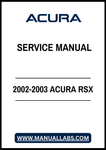 2002-2003 ACURA RSX SERVICE MANUAL – PDF FILE