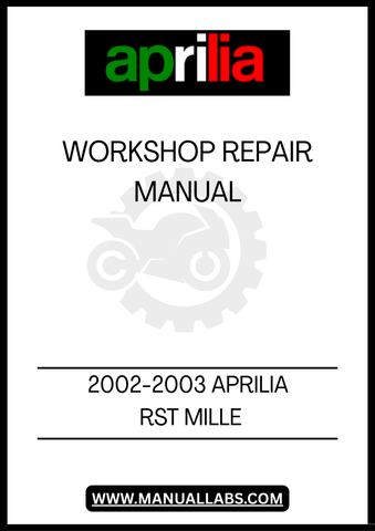 UNLOCK THE FULL POTENTIAL OF YOUR 2002-2003 APRILIA RST MILLE WITH OUR COMPREHENSIVE WORKSHOP REPAIR MANUAL IN PDF FORMAT. THIS ESSENTIAL GUIDE IS DESIGNED FOR BOTH SEASONED MECHANICS AND DIY ENTHUSIASTS, PROVIDING DETAILED INSTRUCTIONS AND DIAGRAMS TO HELP YOU TACKLE ANY REPAIR OR MAINTENANCE TASK WITH CONFIDENCE.
