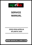UNLOCK THE FULL POTENTIAL OF YOUR 2002-2004 APRILIA ATLANTIC 500 WITH OUR COMPREHENSIVE SERVICE MANUAL IN PDF FORMAT. THIS ESSENTIAL GUIDE PROVIDES DETAILED INSTRUCTIONS AND INSIGHTS, ENSURING YOU CAN MAINTAIN AND REPAIR YOUR SCOOTER WITH CONFIDENCE. 