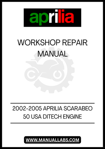UNLOCK THE FULL POTENTIAL OF YOUR 2002-2005 APRILIA SCARABEO 50 USA DITECH WITH OUR COMPREHENSIVE WORKSHOP REPAIR MANUAL. THIS PDF FILE IS YOUR ULTIMATE GUIDE TO MAINTAINING AND REPAIRING YOUR SCOOTER, FEATURING DETAILED DIAGRAMS, STEP-BY-STEP INSTRUCTIONS, AND ESSENTIAL TROUBLESHOOTING TIPS. WHETHER YOU'RE A SEASONED MECHANIC OR A DIY ENTHUSIAST, THIS MANUAL EQUIPS YOU WITH THE KNOWLEDGE TO KEEP YOUR RIDE IN TOP CONDITION.