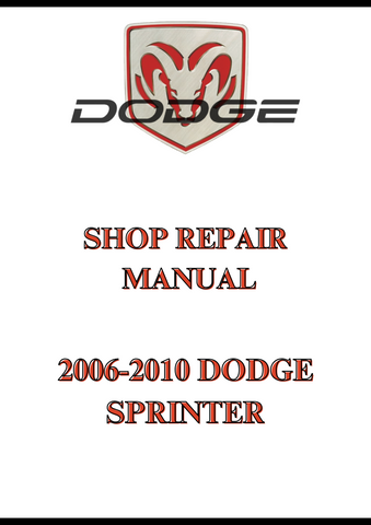 2002-2006 DODGE SPRINTER SHOP SERVICE REPAIR MANUAL - PDF