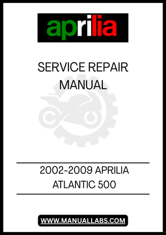 DON'T LET MINOR ISSUES TURN INTO MAJOR PROBLEMS. INVEST IN THE 2002-2009 APRILIA ATLANTIC 500 SERVICE &amp; REPAIR MANUAL TODAY AND TAKE CONTROL OF YOUR SCOOTER'S MAINTENANCE. WITH THIS INVALUABLE RESOURCE AT YOUR FINGERTIPS, YOU'LL SAVE TIME AND MONEY WHILE ENSURING YOUR RIDE REMAINS IN TOP CONDITION.