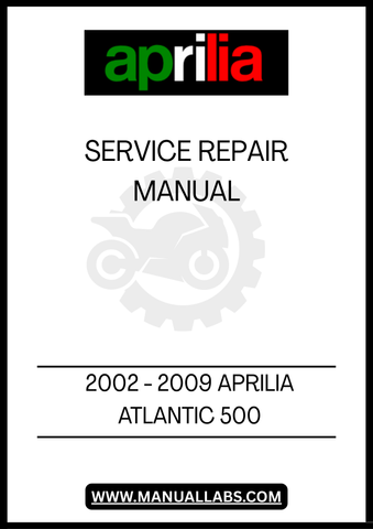 DON'T LET MINOR ISSUES TURN INTO MAJOR PROBLEMS. INVEST IN THE 2002 - 2009 APRILIA ATLANTIC 500 SERVICE REPAIR MANUAL TODAY AND TAKE CONTROL OF YOUR SCOOTER'S MAINTENANCE. WITH THIS INVALUABLE RESOURCE AT YOUR FINGERTIPS, YOU'LL SAVE TIME AND MONEY WHILE ENSURING YOUR RIDE REMAINS IN TOP CONDITION