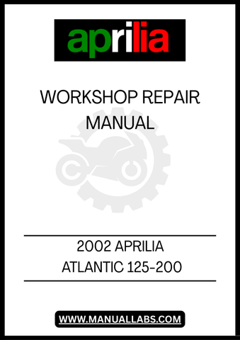 DON'T LET MECHANICAL ISSUES HOLD YOU BACK. INVEST IN THE 2002 APRILIA ATLANTIC 125-200 WORKSHOP REPAIR MANUAL TODAY AND GAIN ACCESS TO THE KNOWLEDGE THAT WILL HELP YOU SAVE TIME AND MONEY ON REPAIRS. DOWNLOAD YOUR PDF FILE NOW AND TAKE THE FIRST STEP TOWARDS MASTERING YOUR SCOOTER'S MAINTENANCE!