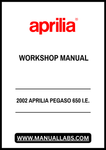 Unlock the full potential of your 2002 Aprilia Pegaso 650 I.E. with our comprehensive workshop manual in PDF format. This essential guide is designed for both novice and experienced mechanics, providing detailed instructions and insights to help you maintain and repair your motorcycle with confidence.