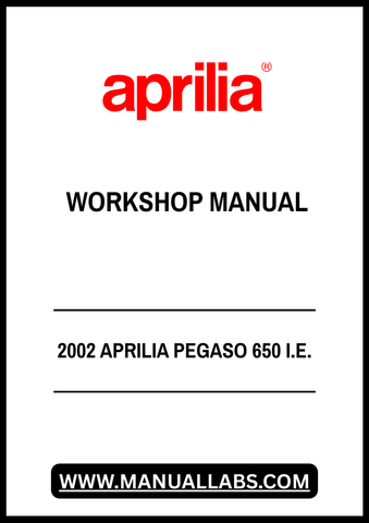 Unlock the full potential of your 2002 Aprilia Pegaso 650 I.E. with our comprehensive workshop manual in PDF format. This essential guide is designed for both novice and experienced mechanics, providing detailed instructions and insights to help you maintain and repair your motorcycle with confidence.
