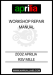 UNLOCK THE FULL POTENTIAL OF YOUR 2002 APRILIA RSV MILLE WITH OUR COMPREHENSIVE WORKSHOP REPAIR MANUAL IN PDF FORMAT. THIS ESSENTIAL GUIDE IS DESIGNED FOR BOTH SEASONED MECHANICS AND ENTHUSIASTIC DIYERS, PROVIDING DETAILED INSTRUCTIONS AND INSIGHTS TO KEEP YOUR MOTORCYCLE IN PEAK CONDITION.