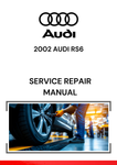 The 2002 Audi RS6 Service Repair Manual is a comprehensive and detailed guide designed for technicians and DIY enthusiasts to perform maintenance, repair, and troubleshooting tasks on the 2002 Audi RS6.