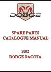 2002 DODGE DACOTA SPARE PARTS CATALOGUE MANUAL - PDF