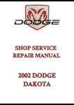 2002 DODGE DAKOTA SHOP SERVICE REPAIR MANUAL - PDF