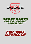 2002 DODGE DURANGO DN SPARE PARTS CATALOGUE MANUAL - PDF