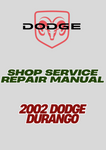2002 DODGE DURANGO SHOP SERVICE REPAIR MANUAL - PDF