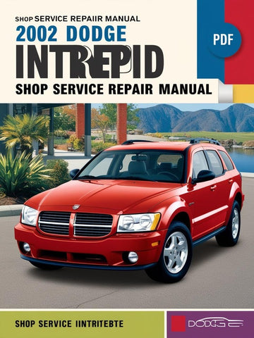 2002 DODGE INTREPID SHOP SERVICE REPAIR MANUAL - PDF