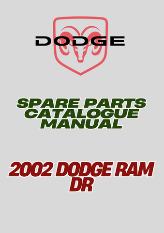 2002 DODGE RAM DR SPARE PARTS CATALOGUE MANUAL - PDF