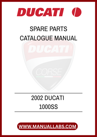 INVEST IN YOUR DUCATI'S LONGEVITY AND PERFORMANCE BY HAVING THIS ESSENTIAL MANUAL ON HAND. DOWNLOAD YOUR 2002 DUCATI 1000SS SPARE PARTS CATALOGUE MANUAL TODAY AND