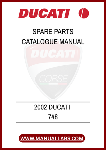 DON'T MISS OUT ON THE OPPORTUNITY TO OWN THIS ESSENTIAL MANUAL. EQUIP YOURSELF WITH THE RIGHT INFORMATION TO MAINTAIN THE PERFORMANCE AND AESTHETICS OF YOUR DUCATI 748.