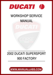 DON'T LEAVE YOUR BIKE'S PERFORMANCE TO CHANCE. INVEST IN THE 2002 DUCATI SUPERSPORT 900 FACTORY WORKSHOP SERVICE MANUAL TODAY AND GAIN THE CONFIDENCE TO HANDLE ANY