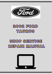 2002 FORD TAURUS SHOP SERVICE REPAIR MANUAL - PDF