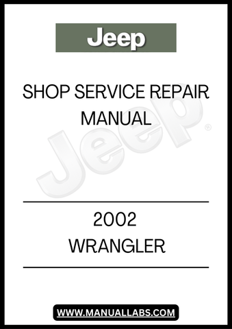 REV UP YOUR DIY SKILLS WITH THE 2002 JEEP WRANGLER SHOP SERVICE REPAIR MANUAL, YOUR ULTIMATE GUIDE TO MAINTAINING AND REPAIRING YOUR BELOVED VEHICLE. THIS COMPREHENSIVE MANUAL IS DESIGNED SPECIFICALLY FOR THE 2002 JEEP WRANGLER, PROVIDING DETAILED INSTRUCTIONS AND DIAGRAMS THAT MAKE TROUBLESHOOTING AND REPAIRS STRAIGHTFORWARD AND EFFICIENT.