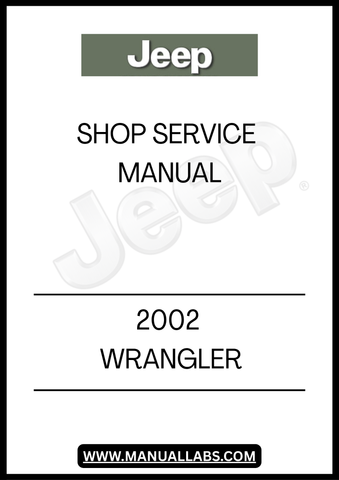 REV UP YOUR DIY SKILLS WITH THE 2002 JEEP WRANGLER SHOP SERVICE MANUAL, YOUR ULTIMATE GUIDE TO MAINTAINING AND REPAIRING YOUR BELOVED VEHICLE. THIS COMPREHENSIVE MANUAL IS DESIGNED SPECIFICALLY FOR THE 2002 JEEP WRANGLER, PROVIDING DETAILED INSTRUCTIONS AND DIAGRAMS THAT MAKE TROUBLESHOOTING AND REPAIRS A BREEZE. WHETHER YOU'RE A SEASONED MECHANIC OR A WEEKEND WARRIOR, THIS MANUAL IS AN ESSENTIAL TOOL FOR KEEPING YOUR JEEP IN TOP SHAPE.
