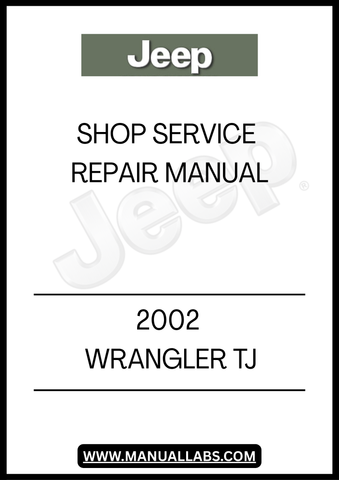 REV UP YOUR DIY SKILLS WITH THE 2002 JEEP WRANGLER TJ SHOP SERVICE REPAIR MANUAL. THIS COMPREHENSIVE GUIDE IS DESIGNED SPECIFICALLY FOR JEEP ENTHUSIASTS AND MECHANICS ALIKE, PROVIDING DETAILED INSTRUCTIONS AND DIAGRAMS TO TACKLE ANY REPAIR OR MAINTENANCE TASK WITH CONFIDENCE
