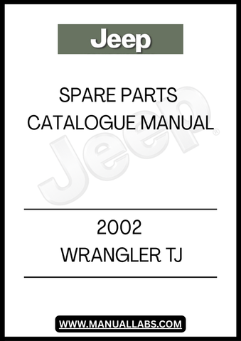 DISCOVER THE ULTIMATE RESOURCE FOR JEEP ENTHUSIASTS WITH THE 2002 JEEP WRANGLER TJ SPARE PARTS CATALOGUE MANUAL. THIS COMPREHENSIVE GUIDE IS DESIGNED TO HELP YOU NAVIGATE THE INTRICATE WORLD OF JEEP PARTS, ENSURING YOU FIND EXACTLY WHAT YOU NEED TO KEEP YOUR VEHICLE RUNNING SMOOTHLY AND LOOKING GREAT.