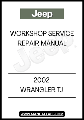 REV UP YOUR DIY SKILLS WITH THE 2002 JEEP WRANGLER TJ WORKSHOP SERVICE REPAIR MANUAL. THIS COMPREHENSIVE GUIDE IS DESIGNED SPECIFICALLY FOR JEEP ENTHUSIASTS AND MECHANICS ALIKE, PROVIDING DETAILED INSTRUCTIONS AND DIAGRAMS TO TACKLE ANY REPAIR OR MAINTENANCE TASK WITH CONFIDENCE.