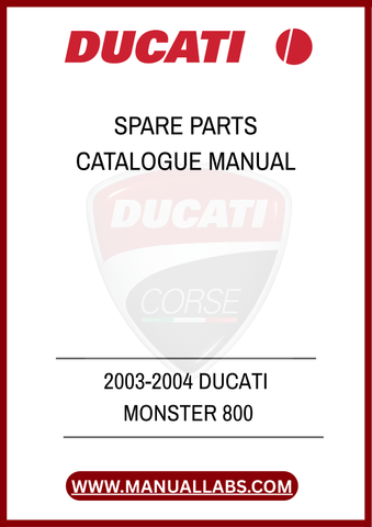DON'T LET A MISSING PART KEEP YOU OFF THE ROAD. EQUIP YOURSELF WITH THE KNOWLEDGE AND TOOLS NECESSARY TO KEEP YOUR DUCATI MONSTER 800 RUNNING SMOOTHLY. PURCHASE 