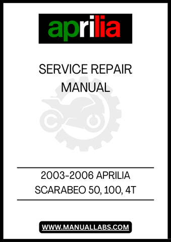 UNLOCK THE FULL POTENTIAL OF YOUR 2003-2006 APRILIA SCARABEO 50, 100, 4T WITH OUR COMPREHENSIVE SERVICE REPAIR MANUAL IN PDF FORMAT. THIS ESSENTIAL GUIDE IS DESIGNED TO PROVIDE YOU WITH DETAILED INSTRUCTIONS AND INSIGHTS, ENSURING THAT YOU CAN PERFORM MAINTENANCE AND REPAIRS WITH CONFIDENCE AND EASE.