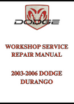 2003-2006 DODGE DURANGO WORKSHOP SERVICE REPAIR MANUAL - PDF