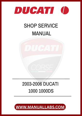 DON’T LET MINOR ISSUES TURN INTO MAJOR PROBLEMS. EQUIP YOURSELF WITH THE RIGHT TOOLS AND INFORMATION TO MAINTAIN YOUR DUCATI 1000DS EFFECTIVELY. PURCHASE YOUR PDF SERVICE MANUAL