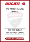 DON'T LET A LACK OF INFORMATION HOLD YOU BACK. INVEST IN THE 2003-2008 DUCATI MULTISTRADA 1000DS WORKSHOP SERVICE MANUAL TODAY AND EXPERIENCE THE SATISFACTION