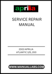 UNLOCK THE FULL POTENTIAL OF YOUR 2003 APRILIA ATLANTIC 125 WITH OUR COMPREHENSIVE 200 SERVICE REPAIR MANUAL IN PDF FORMAT. THIS ESSENTIAL GUIDE IS DESIGNED TO PROVIDE YOU WITH DETAILED INSTRUCTIONS AND INSIGHTS, ENSURING THAT YOU CAN PERFORM MAINTENANCE AND REPAIRS WITH CONFIDENCE.