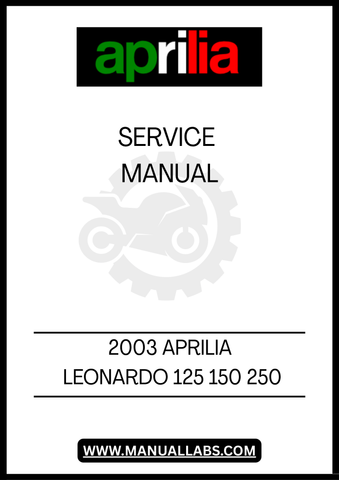 DON'T LET A LACK OF INFORMATION HOLD YOU BACK. INVEST IN THIS PDF SERVICE MANUAL TODAY AND KEEP YOUR APRILIA LEONARDO RUNNING SMOOTHLY FOR YEARS TO COME. DOWNLOAD NOW AND TAKE THE FIRST STEP TOWARDS BECOMING YOUR OWN MECHANIC!