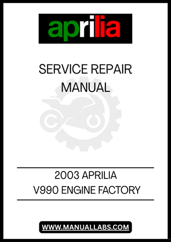 INVEST IN YOUR MOTORCYCLE'S LONGEVITY AND PERFORMANCE WITH THIS INVALUABLE RESOURCE. DOWNLOAD THE 2003 APRILIA V990 ENGINE FACTORY SERVICE REPAIR MANUAL TODAY AND TAKE THE FIRST STEP TOWARDS MASTERING YOUR BIKE'S MAINTENANCE AND REPAIR NEEDS.