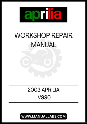 CONVENIENTLY ACCESSIBLE ON YOUR DEVICES, THE PDF FORMAT ALLOWS FOR EASY NAVIGATION AND QUICK REFERENCE. DON’T LET MECHANICAL CHALLENGES HOLD YOU BACK—EQUIP YOURSELF WITH THE KNOWLEDGE YOU NEED TO KEEP YOUR APRILIA V990 RUNNING SMOOTHLY AND EFFICIENTLY. PURCHASE YOUR COPY TODAY AND TAKE THE FIRST STEP TOWARDS MASTERING YOUR MOTORCYCLE MAINTENANCE!