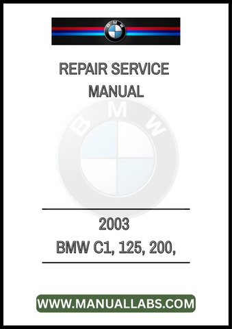 UNLOCK THE FULL POTENTIAL OF YOUR 2003 BMW C1 125 WITH OUR COMPREHENSIVE REPAIR SERVICE MANUAL IN PDF FORMAT. THIS ESSENTIAL GUIDE IS DESIGNED TO PROVIDE YOU WITH DETAILED INSTRUCTIONS AND INSIGHTS, ENSURING THAT YOU CAN TACKLE ANY MAINTENANCE OR REPAIR TASK WITH CONFIDENCE. 

INSIDE, YOU'LL FIND STEP-BY-STEP PROCEDURES, WIRING DIAGRAMS, AND TROUBLESHOOTING TIPS TAILORED SPECIFICALLY FOR THE C1 125 MODEL. WHETHER YOU'RE A SEASONED MECHANIC OR A DIY ENTHUSIAST, THIS MANUAL EQUIPS YOU WITH THE KNOWLEDGE NEEDE