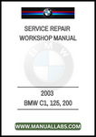 UNLOCK THE FULL POTENTIAL OF YOUR 2003 BMW C1 WITH OUR COMPREHENSIVE 125, 200 SERVICE REPAIR WORKSHOP MANUAL IN PDF FORMAT. THIS ESSENTIAL GUIDE IS DESIGNED FOR BOTH SEASONED MECHANICS AND DIY ENTHUSIASTS, PROVIDING DETAILED INSTRUCTIONS AND DIAGRAMS TO ENSURE YOUR MAINTENANCE AND REPAIR TASKS ARE EXECUTED WITH PRECISION.

INSIDE THIS MANUAL, YOU'LL FIND STEP-BY-STEP PROCEDURES FOR ROUTINE MAINTENANCE, TROUBLESHOOTING, AND COMPLEX REPAIRS. EACH SECTION IS METICULOUSLY ORGANIZED, MAKING IT EASY TO LOCATE THE