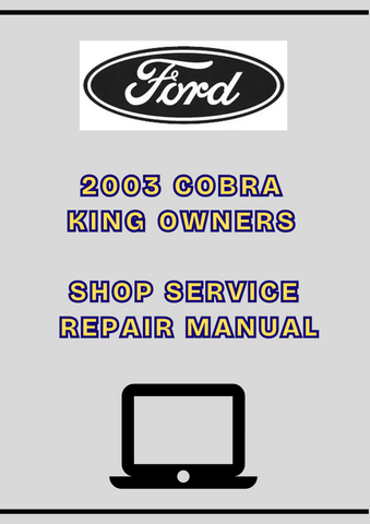 2003 COBRA KING OWNERS SHOP SERVICE REAPIR MANUAL - PDF