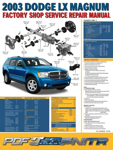 2003 DODGE LX MAGNUM FACTORY SHOP SERVICE REPAIR MANUAL - PDF