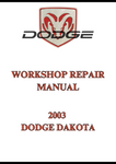 2003 DODGE DAKOTA WORKSHOP REPAIR MANUAL - PDF
