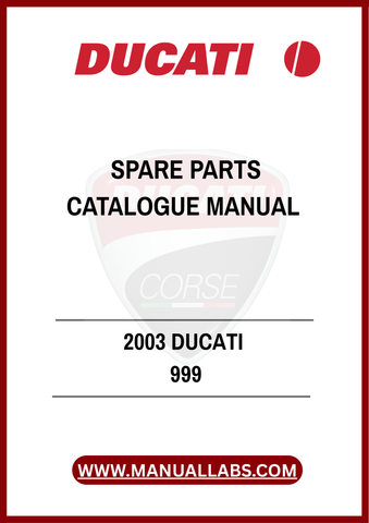 INVEST IN YOUR DUCATI 999 TODAY BY DOWNLOADING THIS INDISPENSABLE MANUAL. WITH THE RIGHT INFORMATION AT YOUR FINGERTIPS, YOU CAN KEEP YOUR BIKE IN PEAK CONDITION