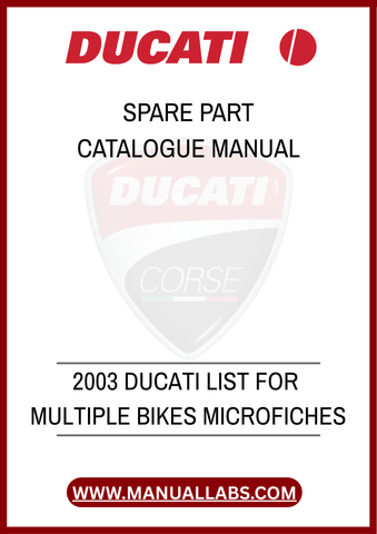 
DON'T MISS OUT ON THE OPPORTUNITY TO ENHANCE YOUR DUCATI EXPERIENCE. EQUIP YOURSELF WITH THE KNOWLEDGE AND RESOURCES TO KEEP YOUR MOTORCYCLE IN TOP CONDITION