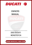 DON'T MISS OUT ON THE OPPORTUNITY TO ELEVATE YOUR OWNERSHIP EXPERIENCE. DOWNLOAD THE 2003 DUCATI MONSTER S4 OWNER'S MANUAL TODAY AND GAIN THE CONFIDENCE TO MAINTAIN