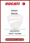 DON'T MISS THE OPPORTUNITY TO ELEVATE YOUR OWNERSHIP EXPERIENCE. DOWNLOAD THE 2003 DUCATI SPORT TOURING OWNER'S MANUAL TODAY AND RIDE WITH CONFIDENCE, KNOWING YOU