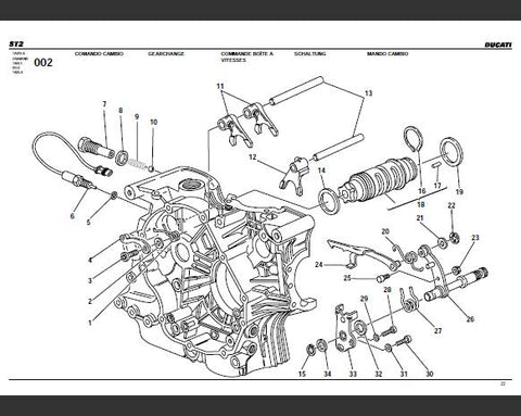 DISCOVER THE ULTIMATE RESOURCE FOR YOUR 2003 DUCATI ST2 WITH OUR COMPREHENSIVE PARTS CATALOGUE MANUAL IN PDF FORMAT. 
