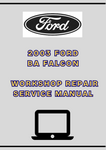 2003 FORD BA FALCON WORKSHOP REPAIR SERVICE MANUAL - PDF